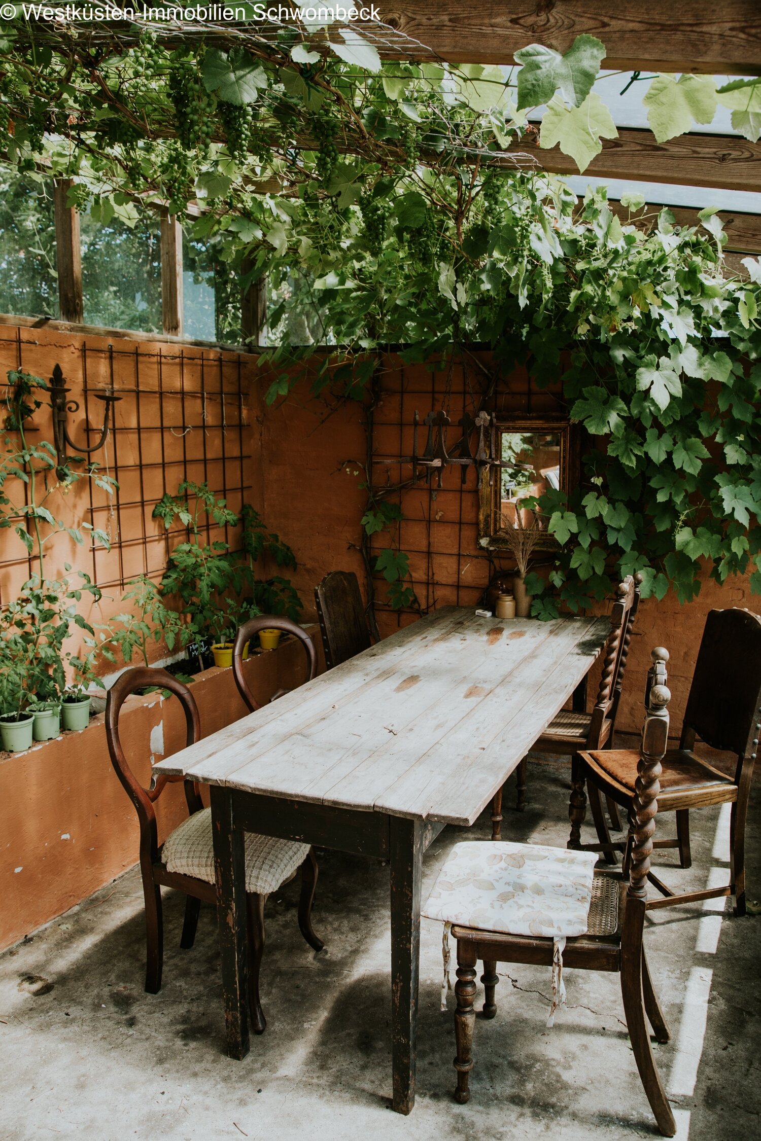 überdachte Terrasse