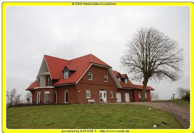 Brunsbüttel: Exclusives Landhaus in Warftlage! 