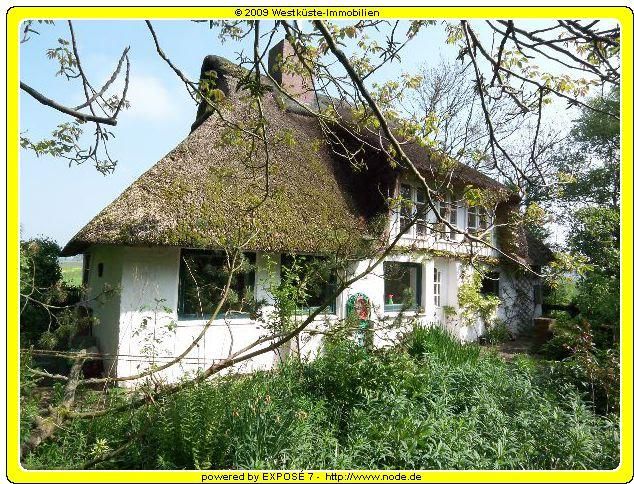 Nordermeldorf: Hübsche, sanierte Reetkate in Nordseenähe! 