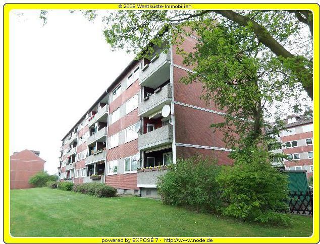 Heide: Sehr gepflegte 3 Zimmerwohnung mit Balkon! 