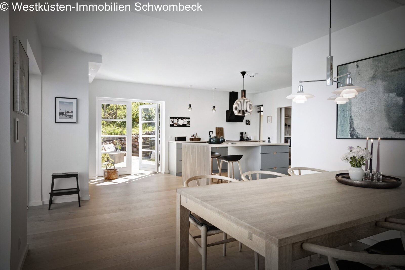 Küche mit Esszimmer