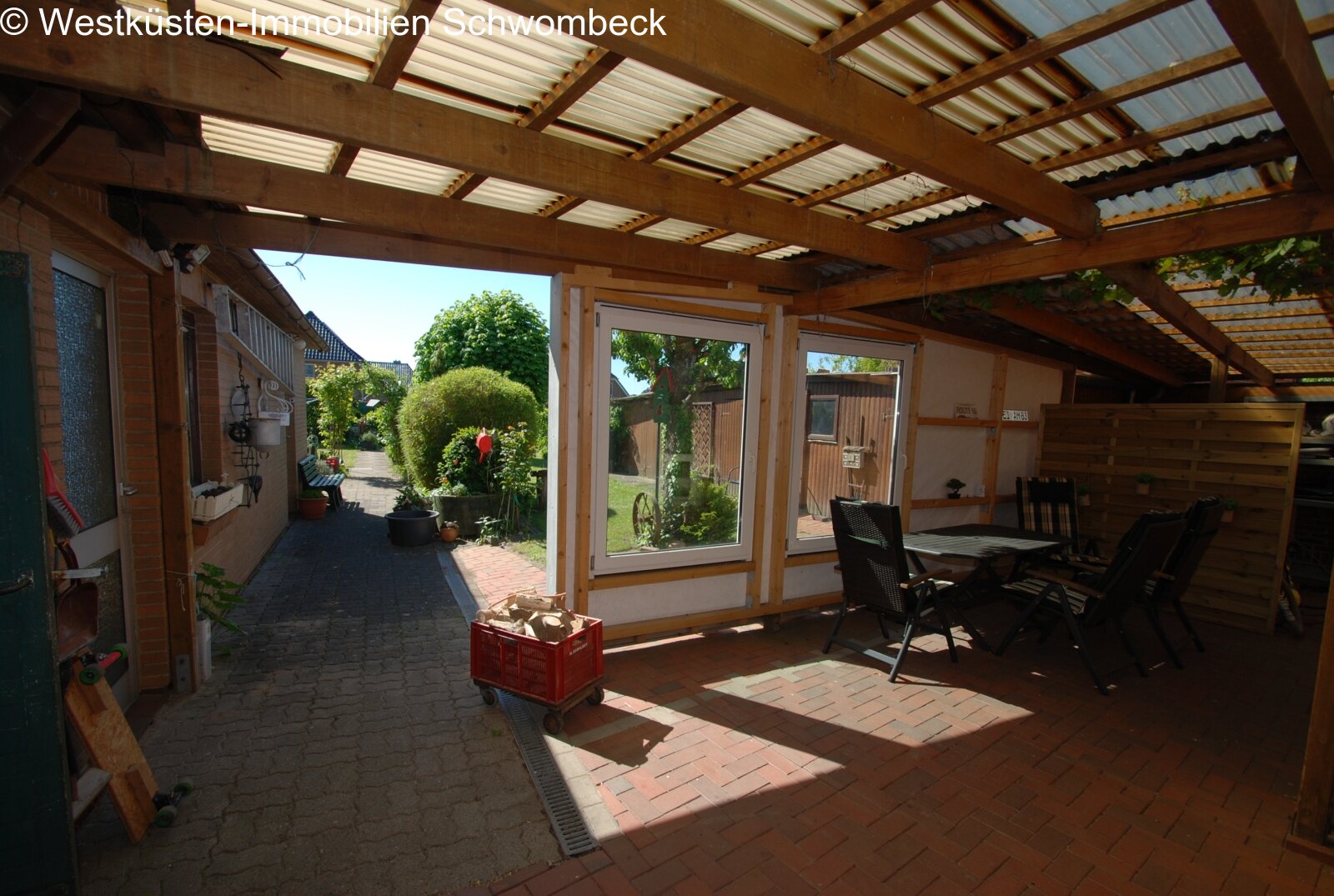 Blick Richtung Garten