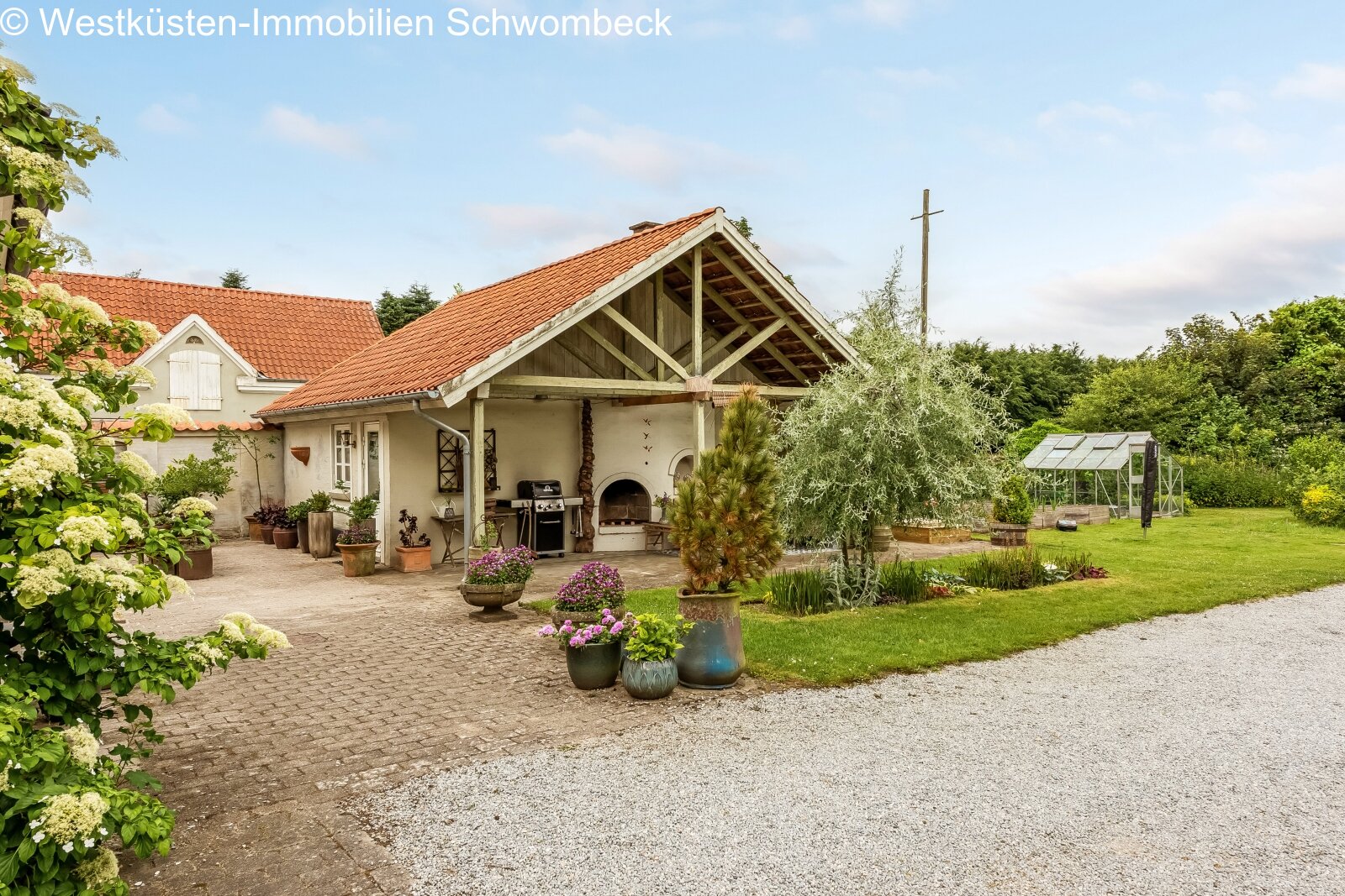 Überdachte Terrasse