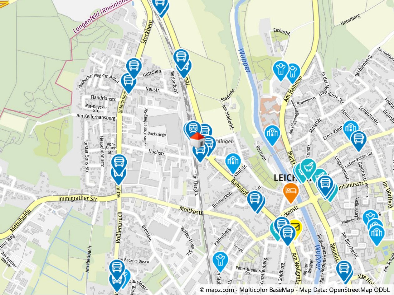 Geolyzer Kartenausschnitt Geolyzer Kartenausschnitt