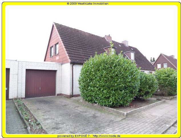 Heide: Die hübsche Doppelhaushälfte in ruhiger zentraler Lage! 