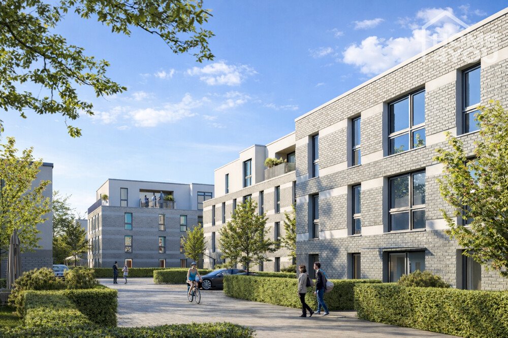 Außenansicht Gebäude Illustration