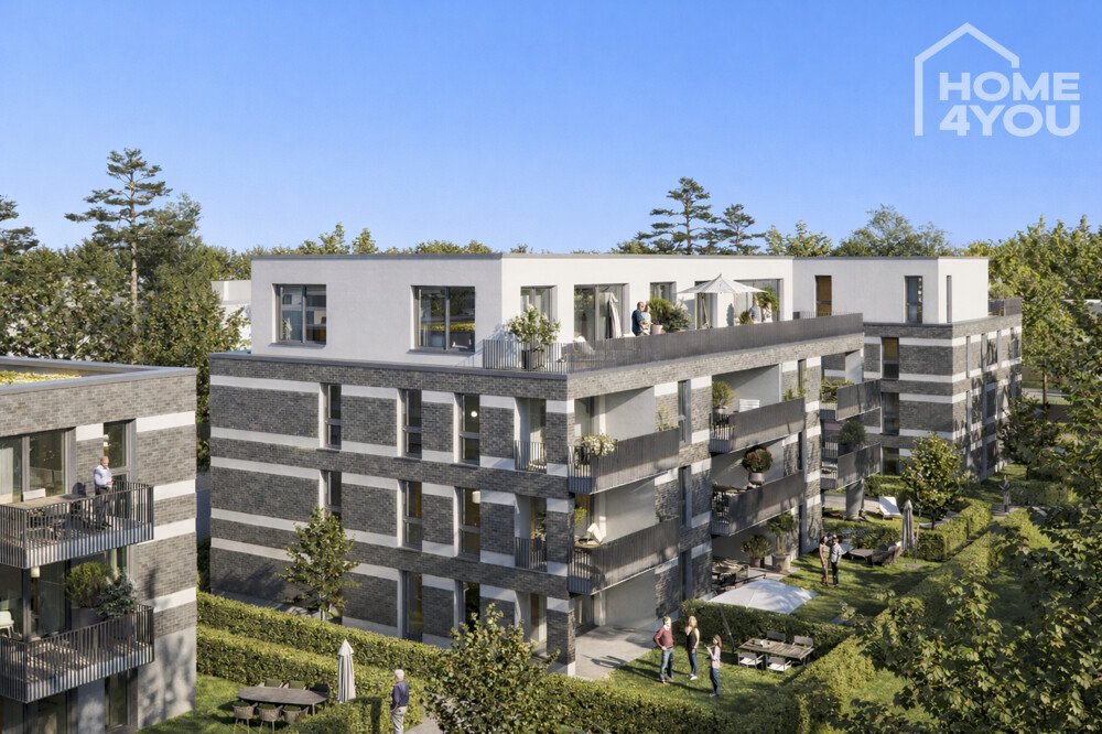 Außenansicht Gebäude Rückseite Illustration