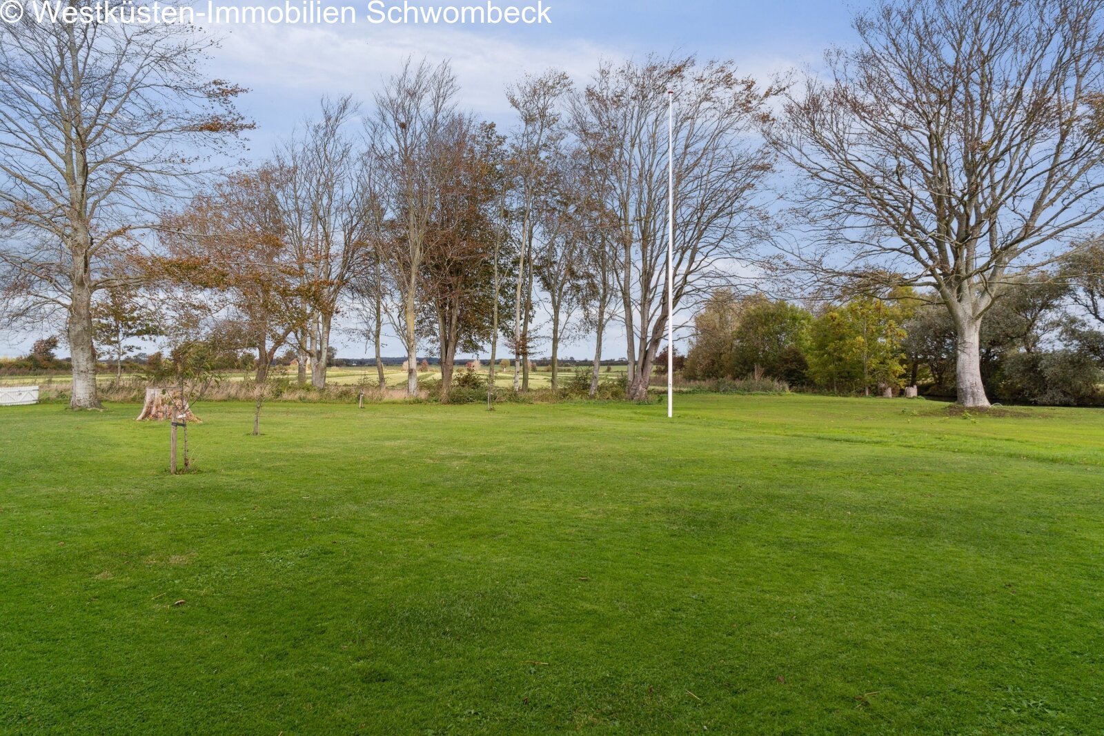 Parkähnliches Grundstück mit altem Baumbestand und freier Landschaftsaussicht