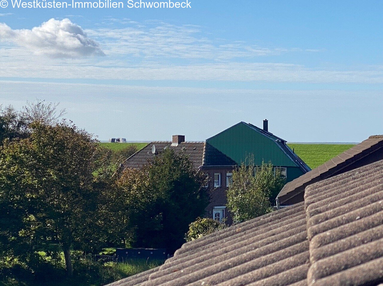Ruhige Lage mit unverbaubarem Deichblick Ruhige Lage mit unverbaubarem Deichblick