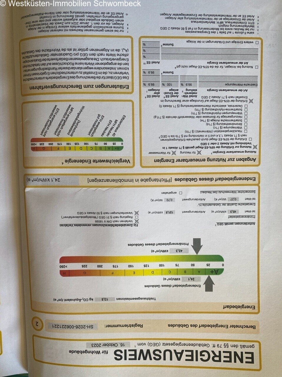 Energieausweis Seite 2 Energieausweis Seite 2